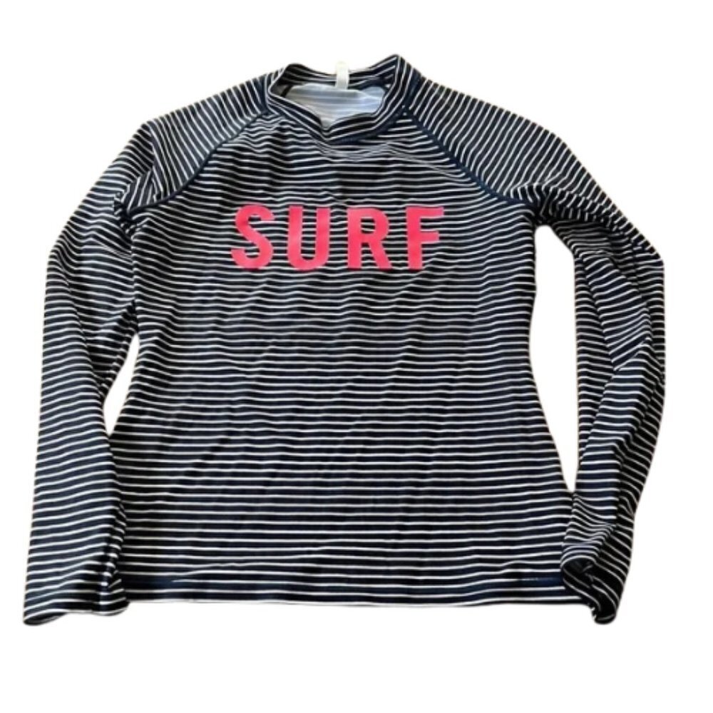 GAP Navy and White Striped Swim Coverup